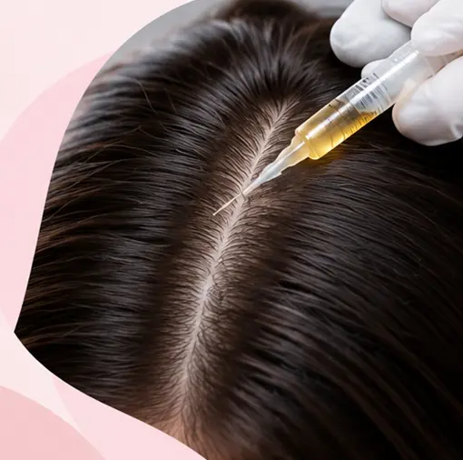 PRP hair restoration treatment